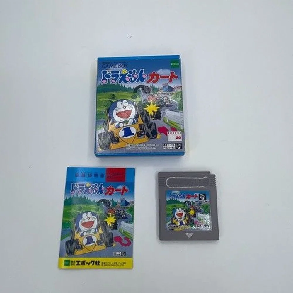Doraemon Kart Japan Boxed GB (Nintendo Game Boy, 1998) Complete W/ Manual